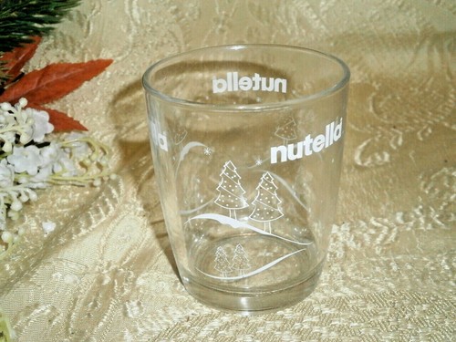 Bicchiere nutella natale - bicchiere,