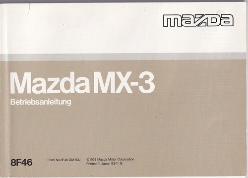 Mazda manuale uso - manuale, e