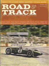 Road & Track 1960 Oct lancia