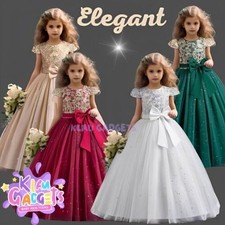 Abito lungo damigella con