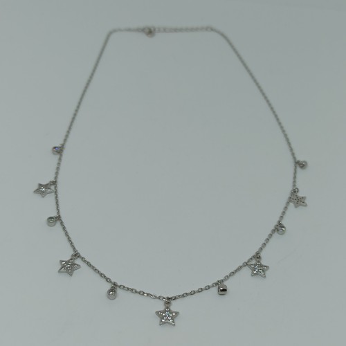 Collana argento 925 stelle - argento,