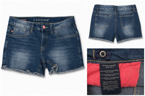 Pantaloncini denim bambina