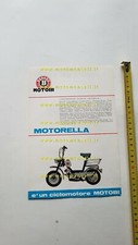 Motobi 50 Motorella 1970 depliant originale ciclomotore italiano brochure moped 
