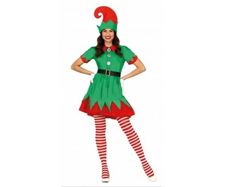 Costume carnevale elfa adulta - carnevale,