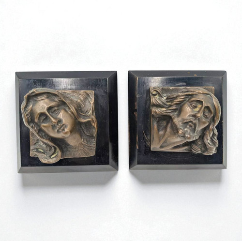 Scultura religiosa bronzo e - scultura,