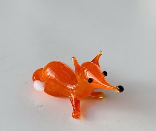 Fox mini statuina vetro - fox~mini, in