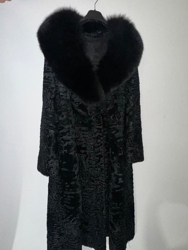 Cappotto astrakan con - cappotto,
