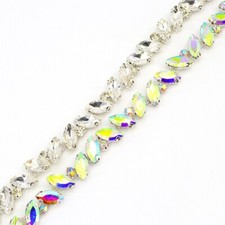 Applique catena cristallo