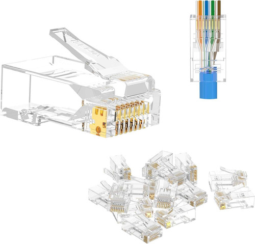 Connettori rj45 cat6 - 50,