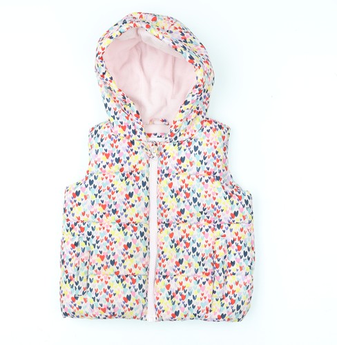 Gilet imbottito con cappuccio
