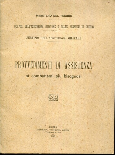 Provvedimenti assistenza ai - provvedimenti,