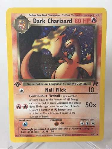 Dark charizard raro team - charizard,