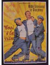 manifesto COSI' E' LA VITA