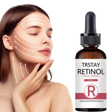 Siero Viso Al Retinolo 2.5% Con Acido Ialuronico Antirughe Sbiancante Idratante 