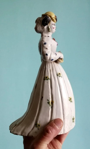 Antica ceramica fiasca nuziale