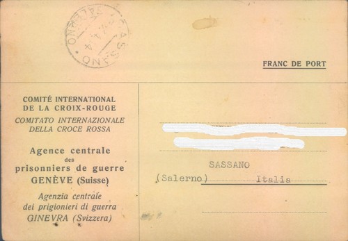 Pr19 sassano prigioniero - pr19, di