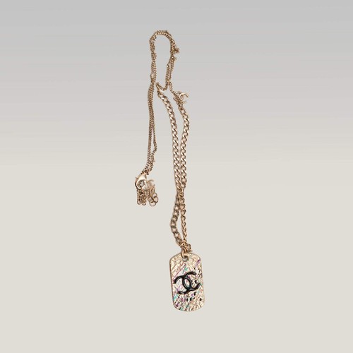 Chanel collana lunga con - chanel,