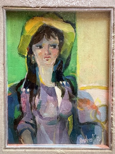 Quadro olio donna nino - ,