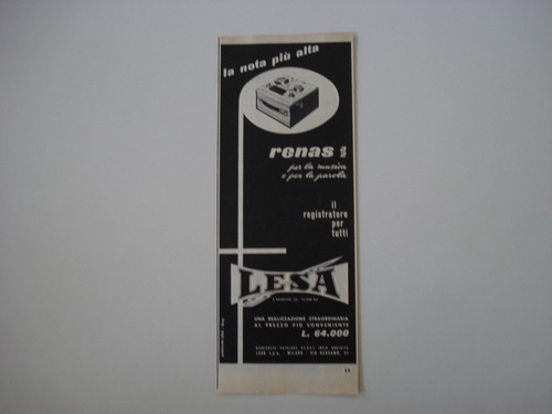 Advertising pubblicità 1961 - advertising,