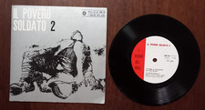 4120 45 GIRI IL POVERO SOLDATO 2 DISCHI DEL SOLE 1963 OTTIMO