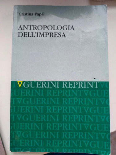 Antropologia dell impresa - antropologia, dell'impresa
