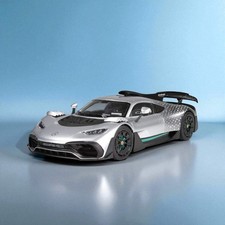 Mercedes-AMG ONE "race" - Modellino auto 1:18 con copri motore rimovibile - NZG