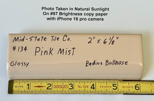 Peachy pink mist 2 x - 1, 2"