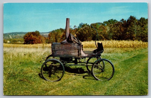 Cartolina epoca auto - cartolina, 1889