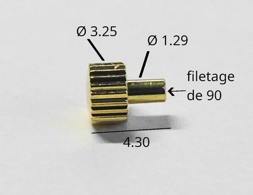 Corona rimontaggio orologio - corona,