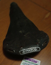 VECCHIA SELLA IN PELLE SOLIDA PERSONALIZZATA MARCA SAN MARCO SELLA BICI VINTAGE