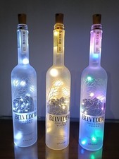 BOTTIGLIE BELVEDERE 70CL LUCE LED SCEGLI QUANTITÀ E LUCE CALDA FREDDA O MULTI