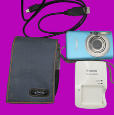 Canon Ixus 95 IS fotocamera digitale compatta 10 MP 3x zoom blu testata++