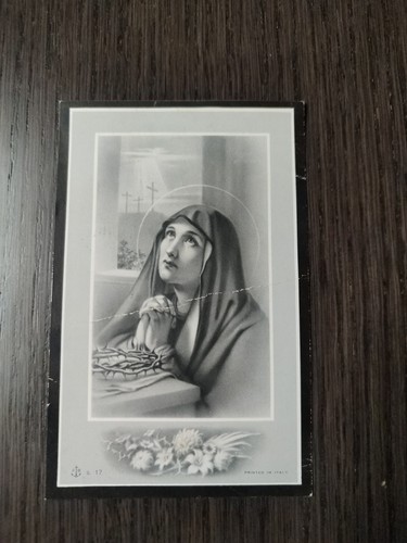 Addolorata holy card lutto - addolorata,,
