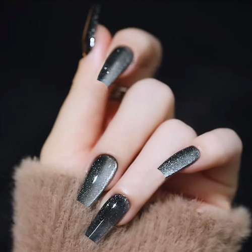 Coffin medium black frost cat - *black,