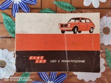 LIBRETTO USO E MANUTENZIONE FIAT 127 1971 4^edizione - BUONE CONDIZIONI