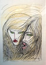 Litografia firmata - Novella Parigini