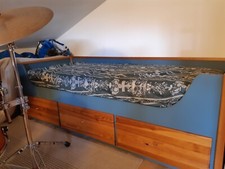 Letto singolo Ikea con cassettoni e materasso facile montaggio