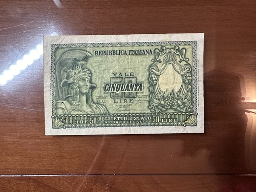 Repubblica banconota lire - repubblica, 50