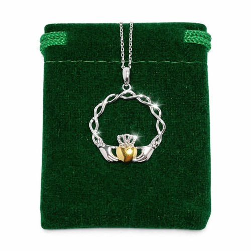 Collana claddagh irlandese - collana, in