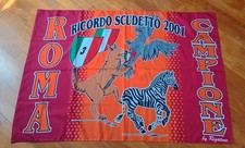 BANDIERA AS ROMA SCUDETTO 2001