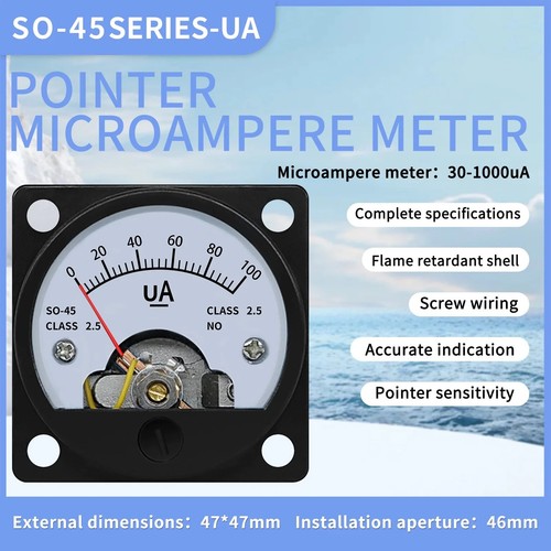Microammetro circolare - microammetro,