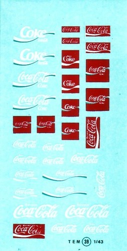 Décals décalcomanie coca - décalcomanie,