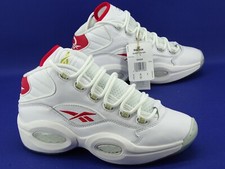 Reebok Question Mid Unisex Scarpe Da Basket Sneaker Mezze Scarpe Taglia 42 Uk 8