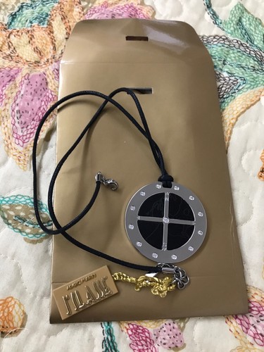 Collana acciaio nera - collana,