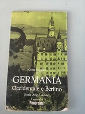 vecchia cartina geografica del 1974 della germania vintage