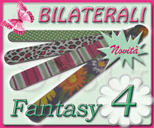 SET KIT 4 LIME DRITTE COLORATE FANTASIA x RICOSTRUZIONE UNGHIE NAIL ART GEL UV