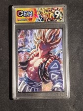 SS GOGETA - DRAGON BALL Z - GRADED CARD 9 - NO PSA BGS - HOLO - MINT