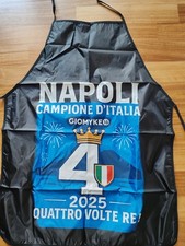 Grembiule Da Cucina Napoli Campione  "4 Volte Re"  Edizione Celebrativa Scudetto