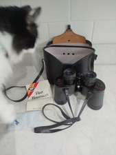 Stivali vintage anni 80 7x35 'Fleet' binocolo + custodia nera come nuovi