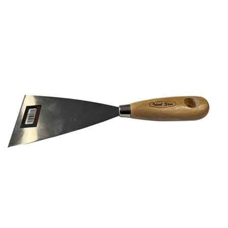 Spatola manico legno - manico, ideal